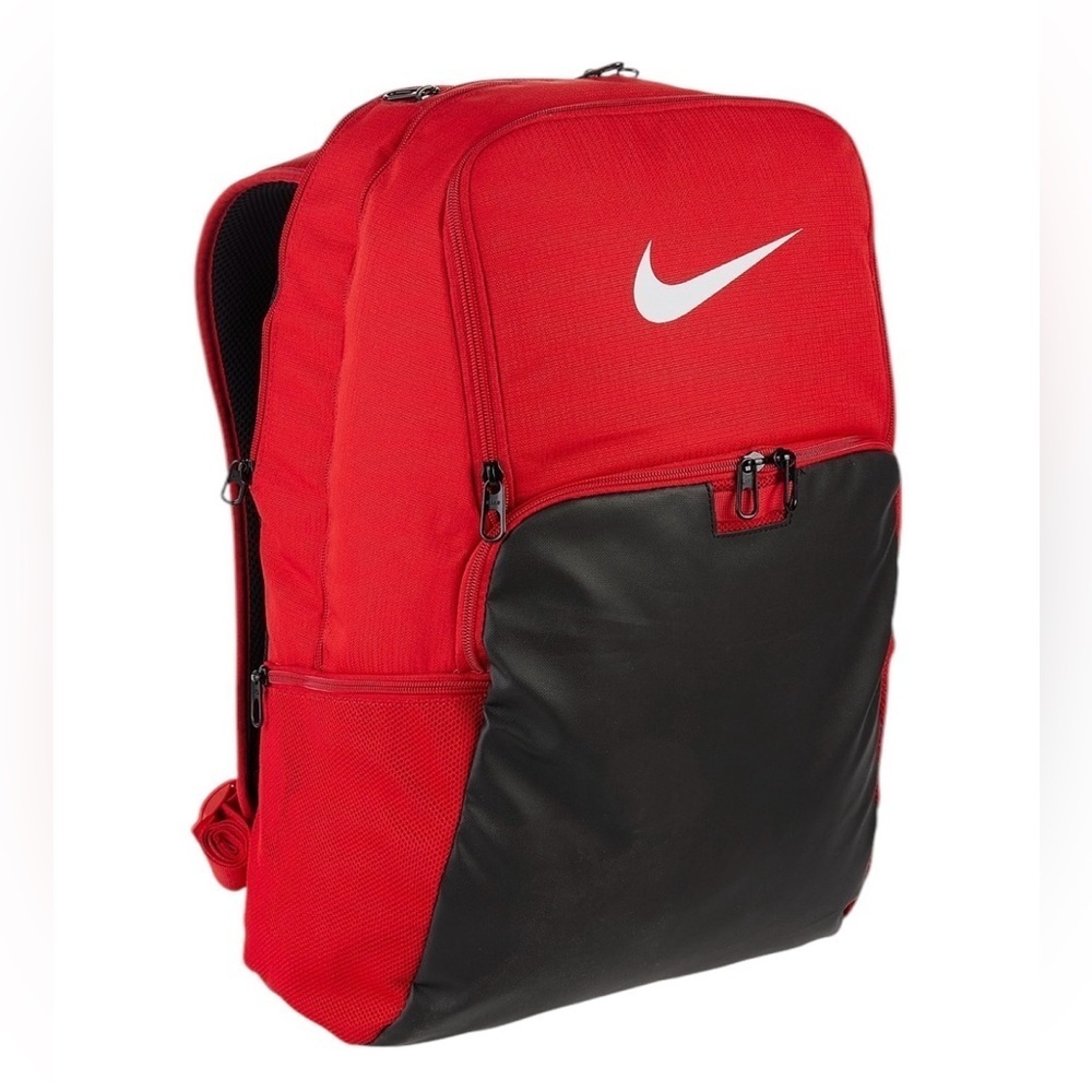 Nike Brasilia 9.5 Training Backpack (Extra Large, 30L) Red/Black/White NWT - Picture 4 of 10